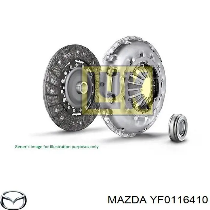 YF0116410 Mazda plato de presión del embrague