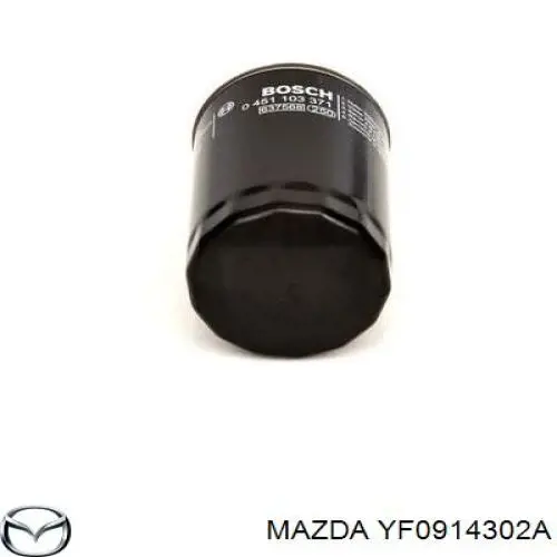 Filtro de aceite YF0914302A Mazda