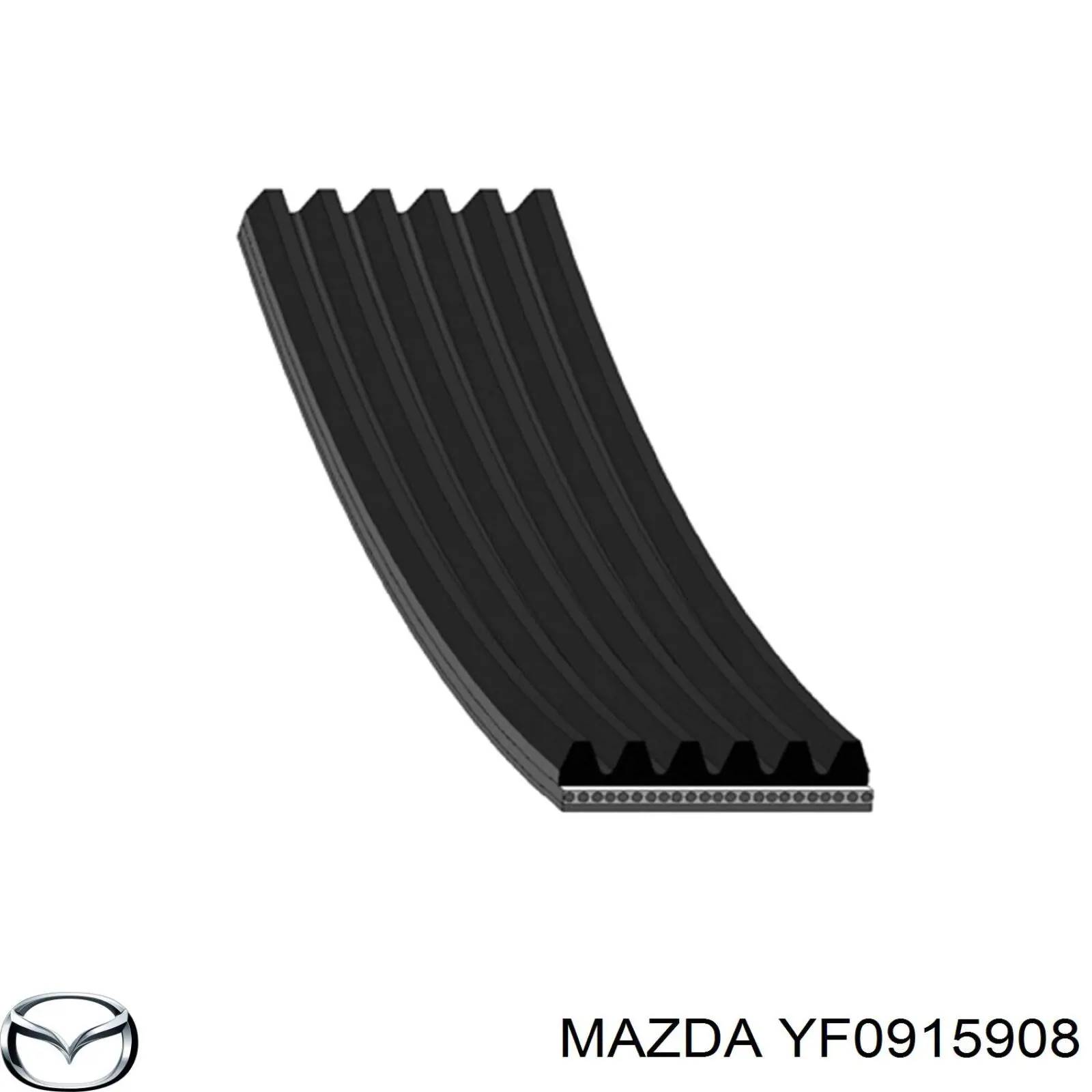 YF0915908 Mazda correa trapezoidal