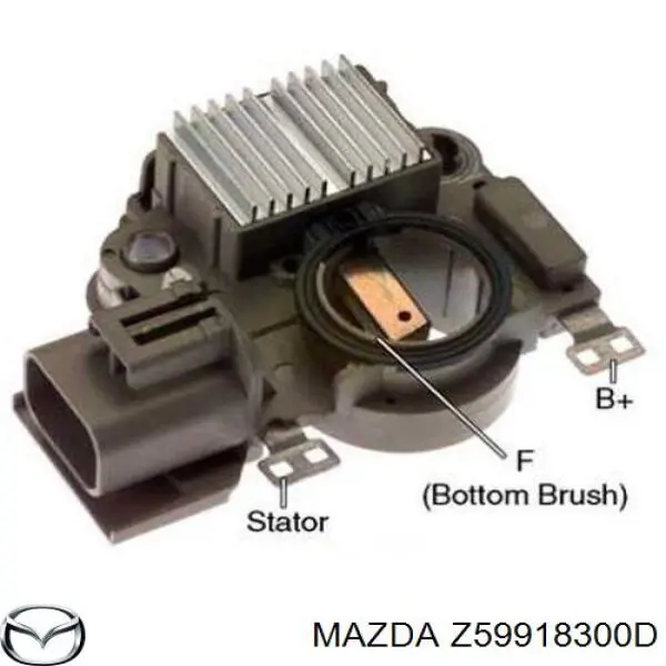 Z59918300D Mazda alternador
