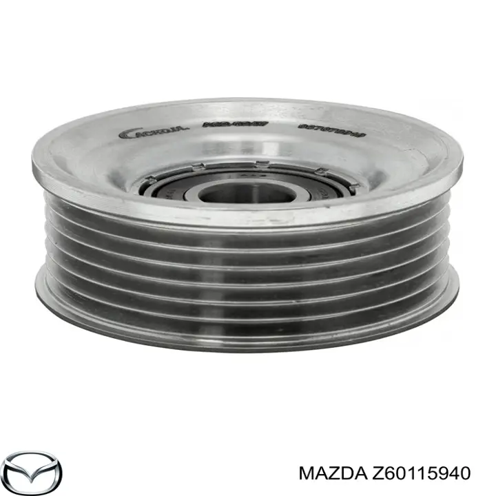 Z60115940 Mazda polea inversión / guía, correa poli v