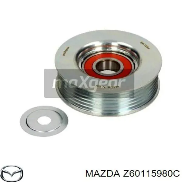 Z60115980C Mazda tensor de correa, correa poli v