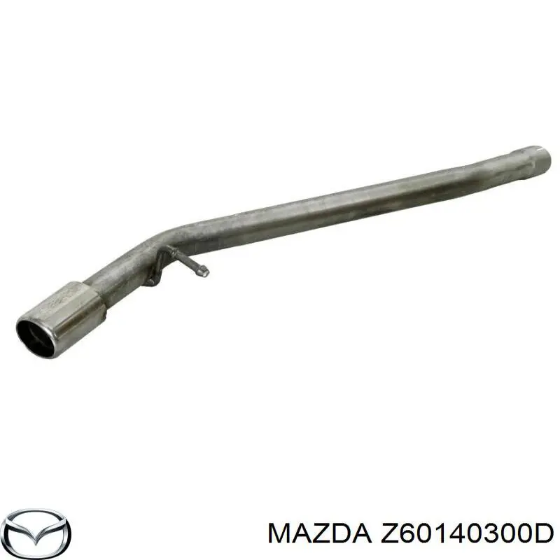 Silenciador central/posterior para Mazda 3 (BK12)