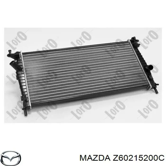 Z60215200C Mazda radiador