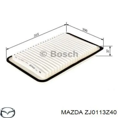 Comprar ZJ0113Z40 Mazda Filtro de aire