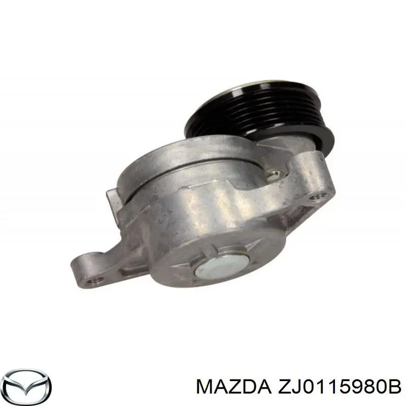 ZJ0115980B Mazda tensor de correa, correa poli v