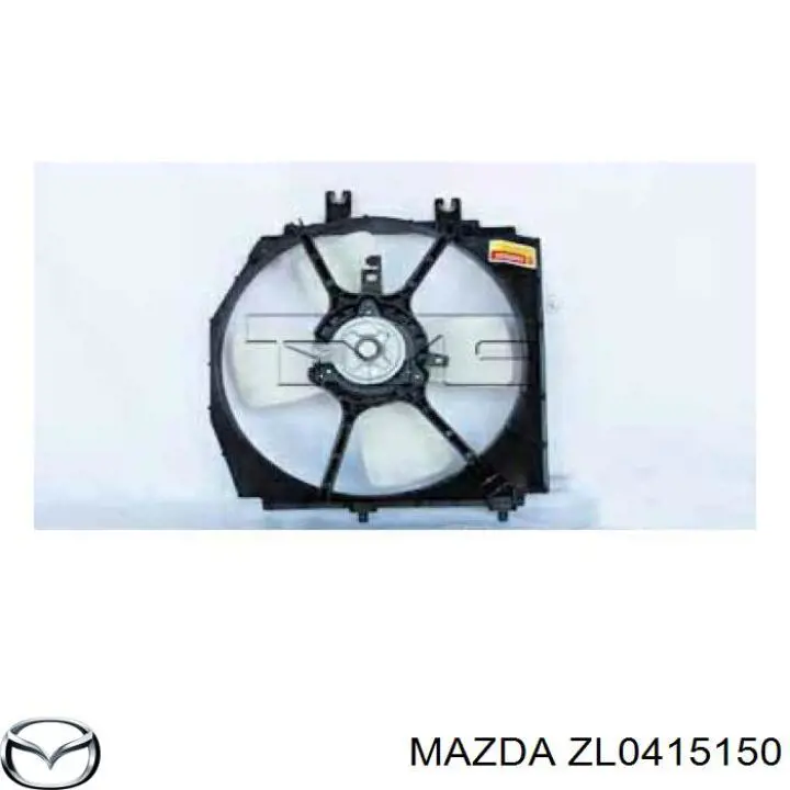 Motor del ventilador de enfriado MAZDA ZL0415150