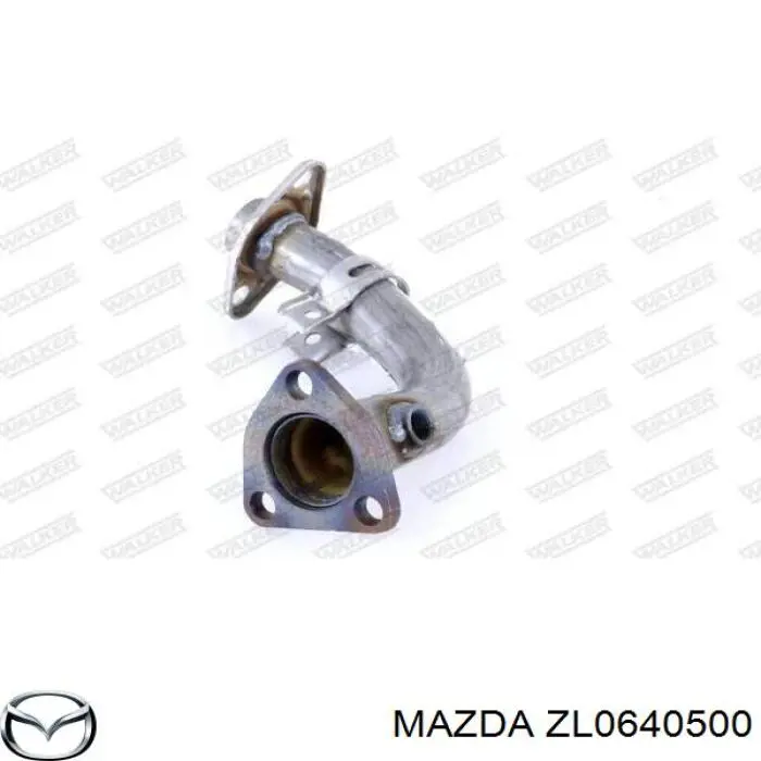 ZL0640500 Mazda tubo de admisión del silenciador de escape delantero