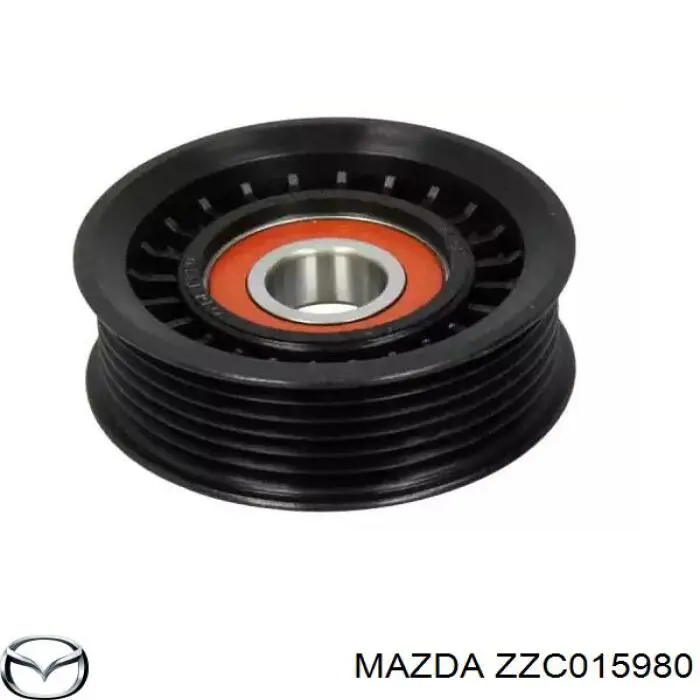 ZZC015980 Mazda tensor de correa, correa poli v