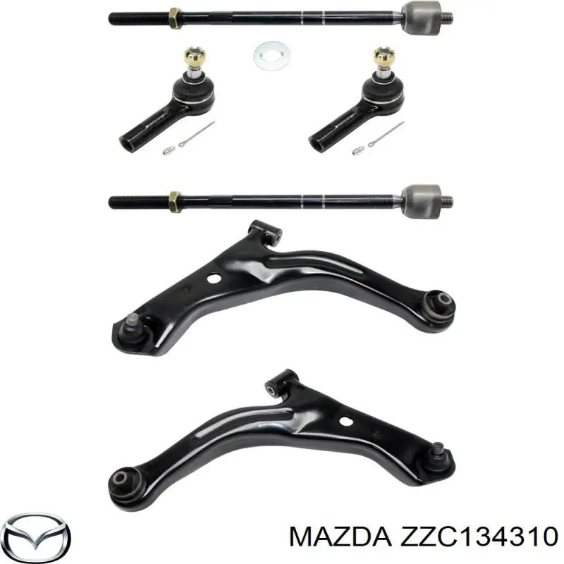3L8Z3078AB Ford Brazo inferior derecho de la suspensión delantera