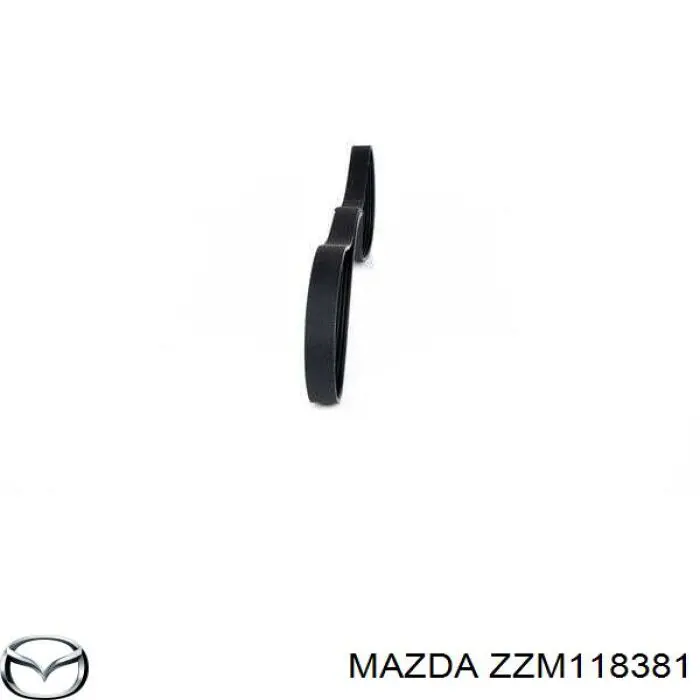 ZZM118381 Mazda correa trapezoidal