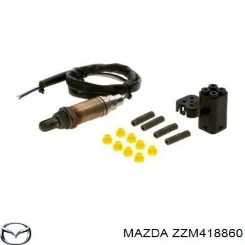 ZZM418860 Mazda sonda lambda, sensor de oxígeno despues del catalizador derecho