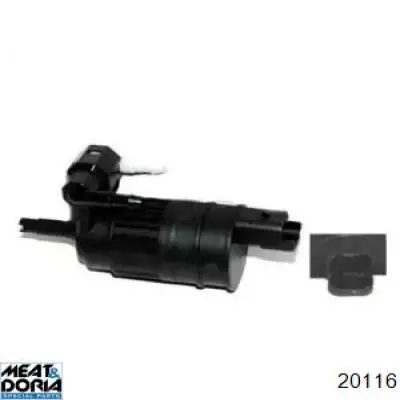 Bomba-motor de limpiaparabrisas delantero/trasero Meat&Doria 20116 precio, desde 11,22 EUR