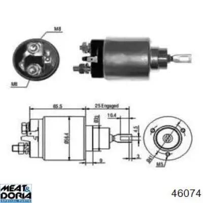 Interruptor magnético estárter Meat&Doria 46074 precio, desde 43,15 EUR