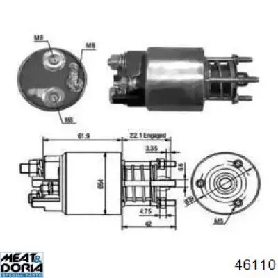 46110 Meat&Doria interruptor magnético, estárter