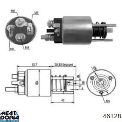 46128 Meat&Doria Solenoide arranque