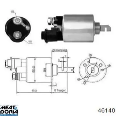 Interruptor magnético estárter Meat&Doria 46140 precio, desde 37,37 EUR