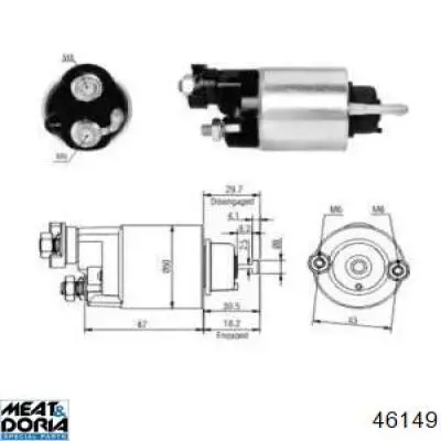 Interruptor magnético estárter Meat&Doria 46149 precio, desde 29,96 EUR