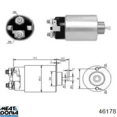 46178 Meat&Doria Solenoide arranque