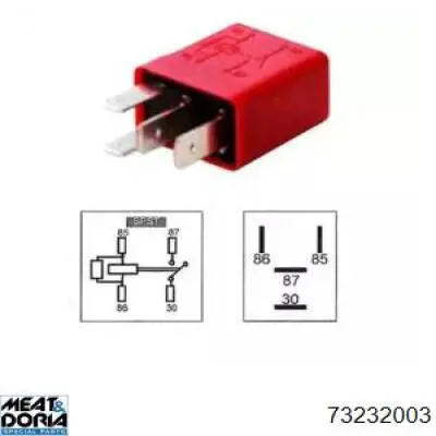 Rele ventilador habitaculo Meat&Doria 73232003 precio, desde 5,46 EUR