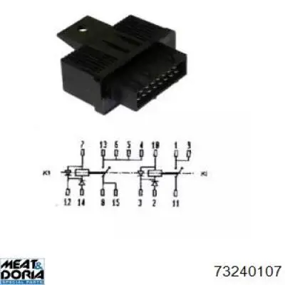 Relé de bomba eléctrica de combustible Meat&Doria 73240107 precio, desde 46,61 EUR