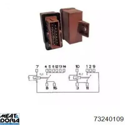 Relé de bomba eléctrica de combustible Meat&Doria 73240109 precio, desde 27,05 EUR
