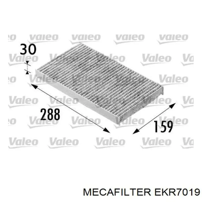Filtro de polen Iveco 2995965