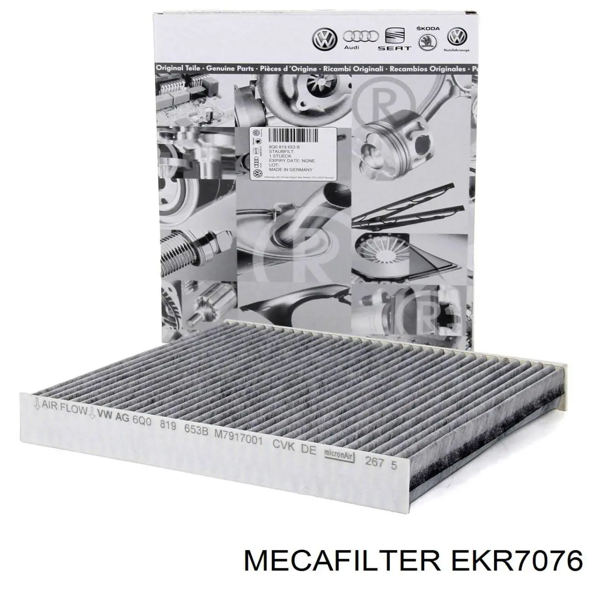 EKR7076 Mecafilter filtro habitáculo