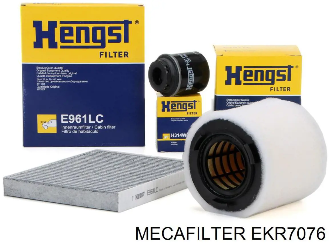 Filtro de habitáculo EKR7076 Mecafilter