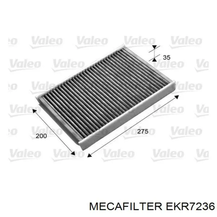 EKR7236 Mecafilter Filtro antipolen