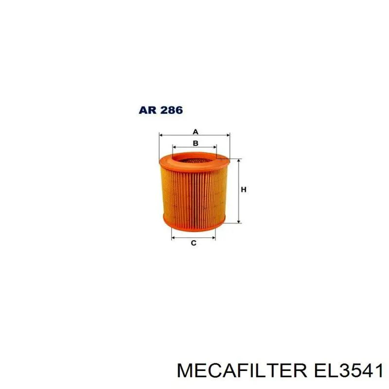 EL3541 Mecafilter filtro de aire