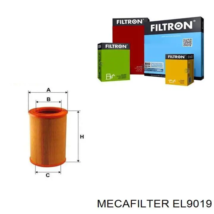 Comprar EL9019 Mecafilter Filtro de aire