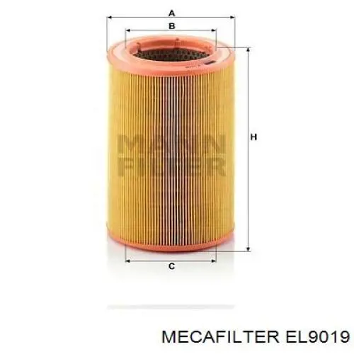 EAF357420 Open Parts filtro de aire