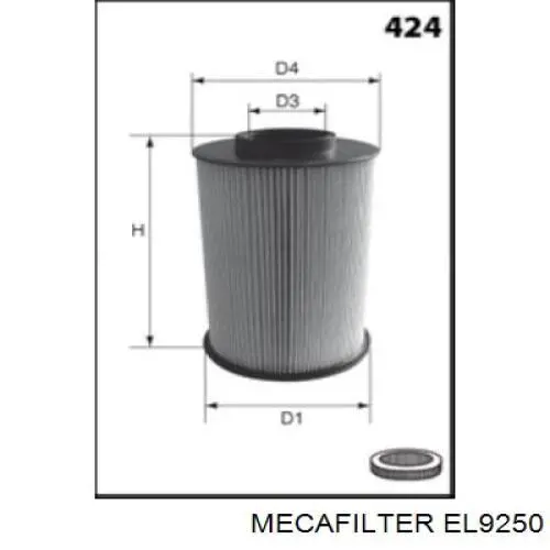 EL9250 Mecafilter filtro de aire