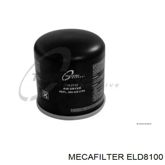 ELD8100 Mecafilter filtro del secador de aire (separador de agua y aceite (CAMIÓN))
