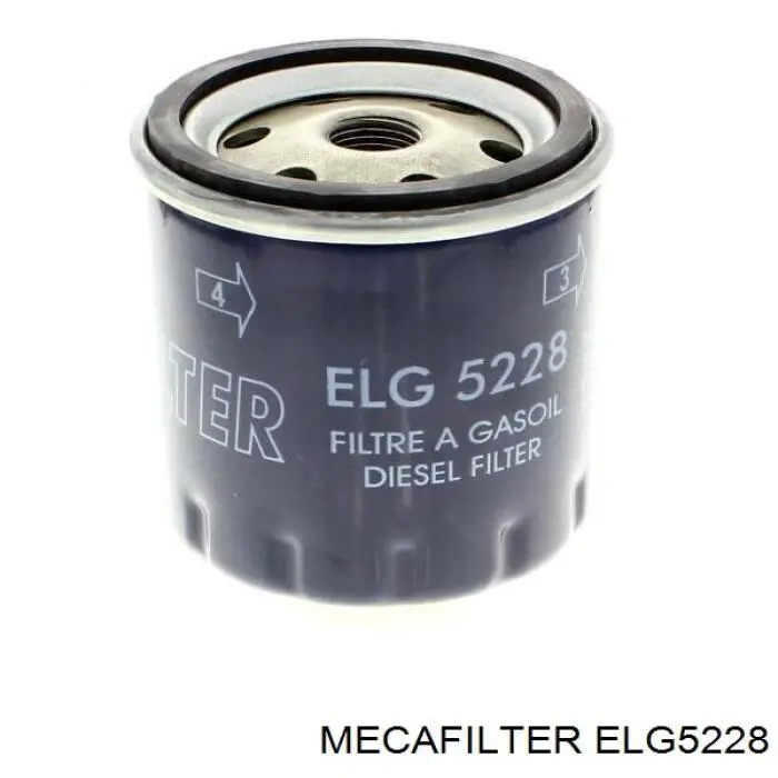 Filtro de combustible ELG5228 Mecafilter