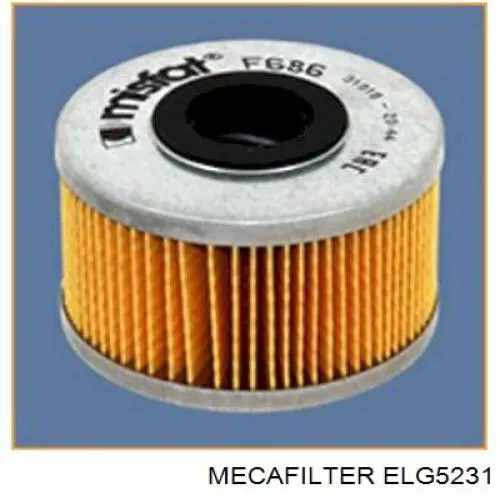 ELG5231 Mecafilter filtro combustible