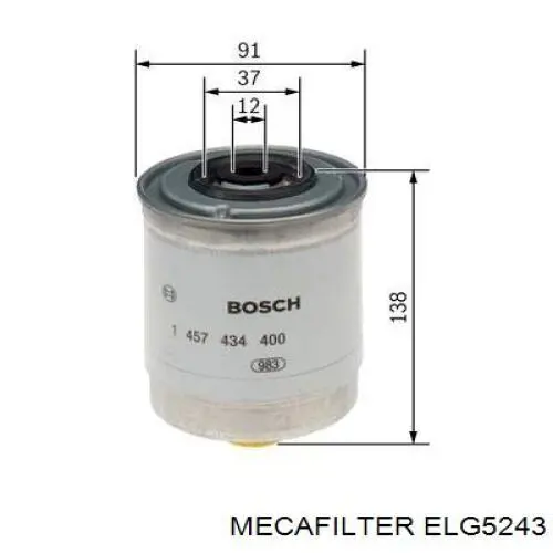 ELG5243 Mecafilter filtro combustible
