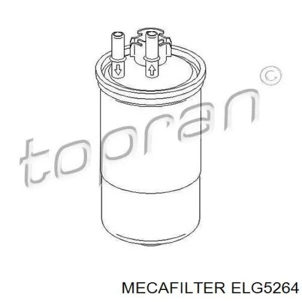ELG5264 Mecafilter filtro de combustible