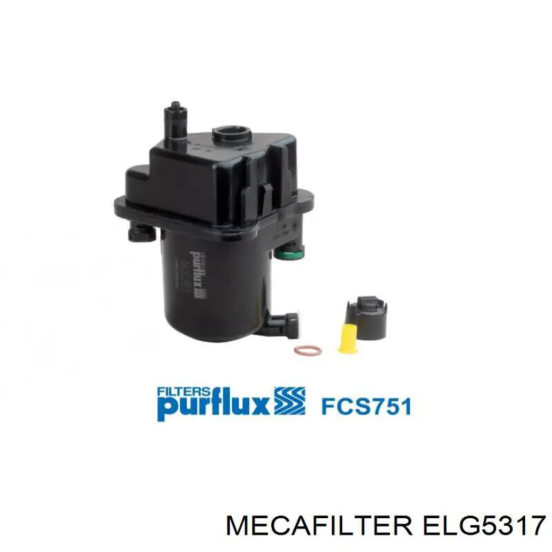 ELG5317 Mecafilter filtro de combustible