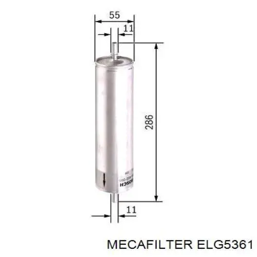 WJN000080 Land Rover Filtro de gasolina