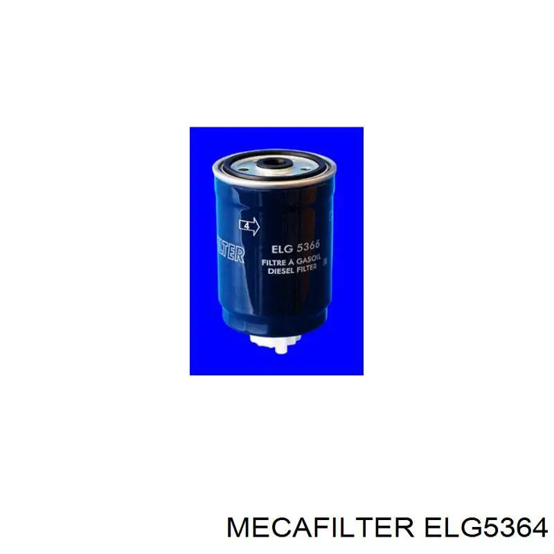 Comprar ELG5364 Mecafilter Filtro diesel
