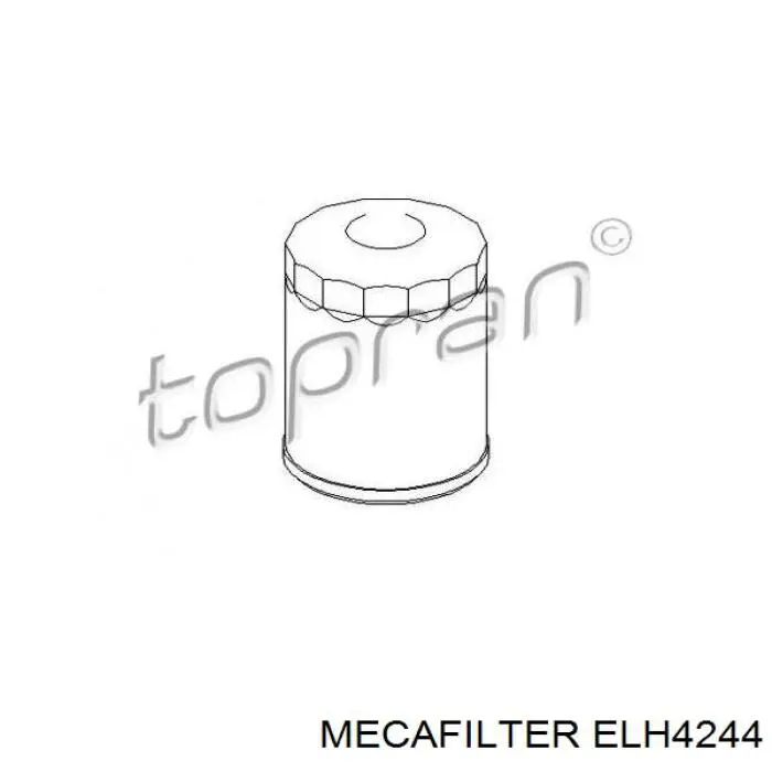 ELH4244 Mecafilter filtro de aceite