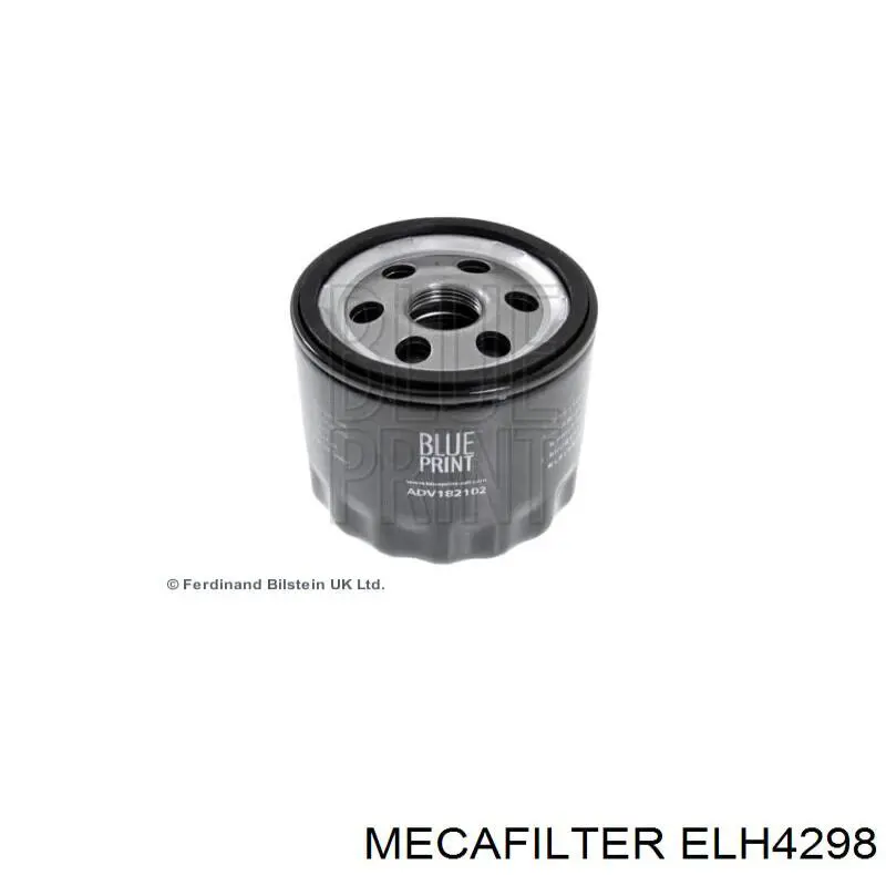 Filtro de aceite motor Mecafilter ELH4298