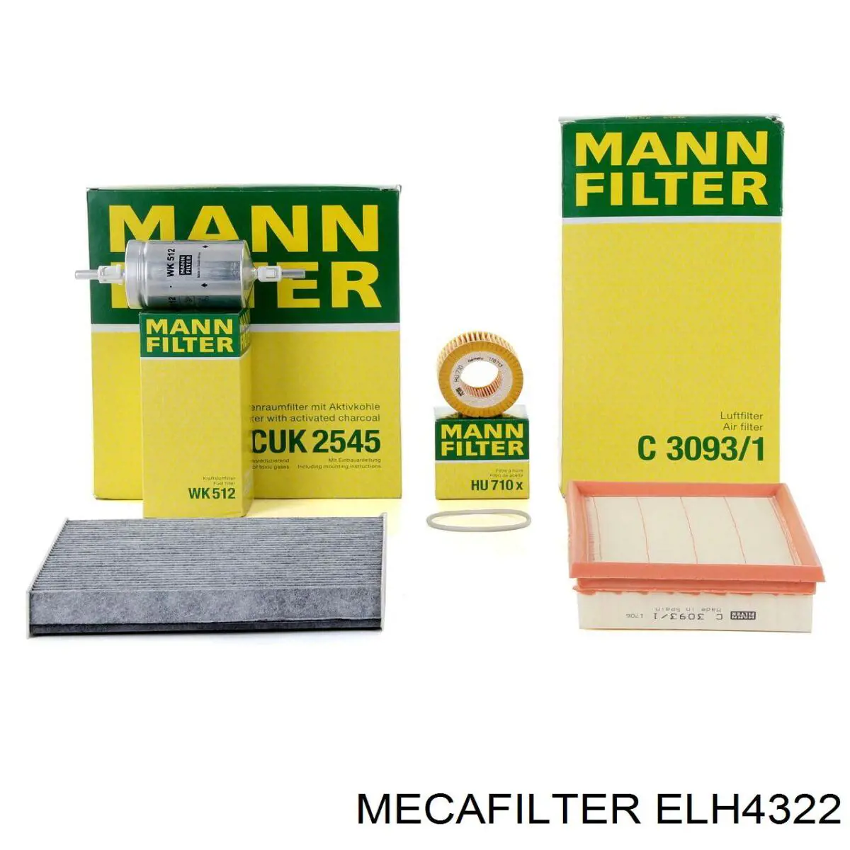 Filtro de aceite ELH4322 Mecafilter