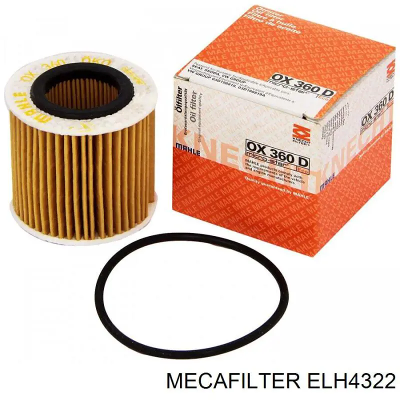 ELH4322 Mecafilter Filtro aceite