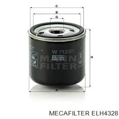 Filtro de aceite 0046805831 Fiat/Alfa/Lancia