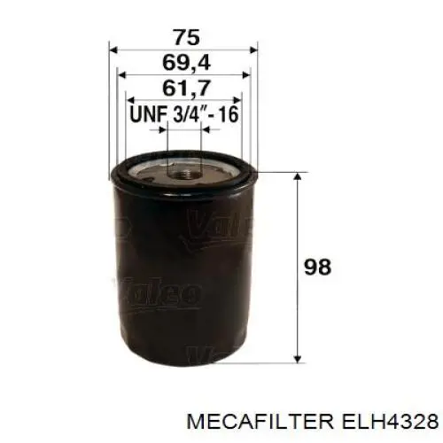 Filtro de aceite Fiat/Alfa/Lancia 0046805831 precio, desde 5,76 EUR