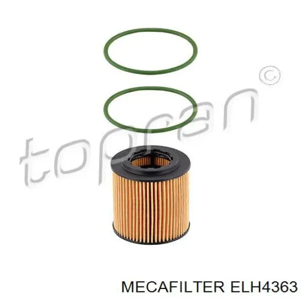 ELH4363 Mecafilter filtro de aceite