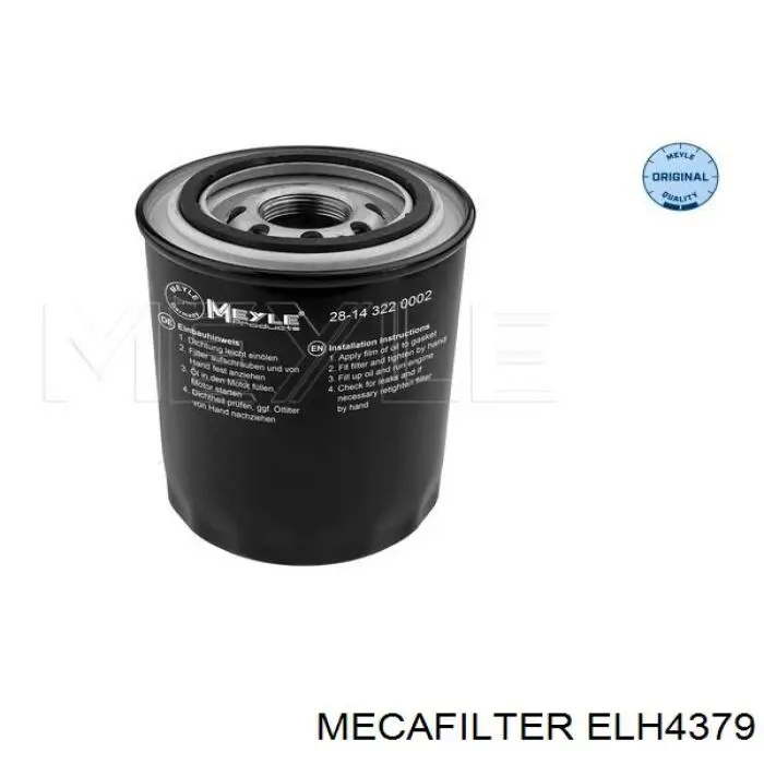 ELH4379 Mecafilter filtro de aceite